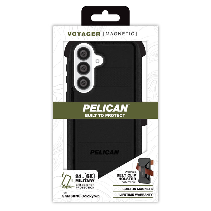 Pelican Voyager Case with Magnet and Holster for Samsung Galaxy S26