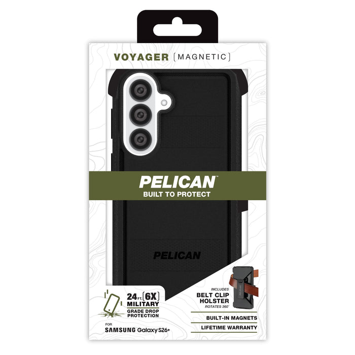 Pelican Voyager Case with Magnet and Holster for Samsung Galaxy S26 Plus