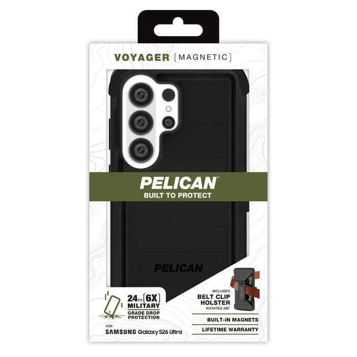 Pelican Voyager Case with Magnet and Holster for Samsung Galaxy S26 Ultra