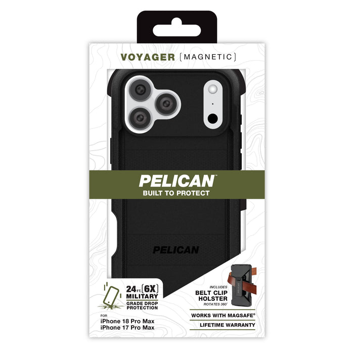 Pelican Voyager MagSafe Case with Holster for Apple iPhone 18 Pro Max / 17 Pro Max