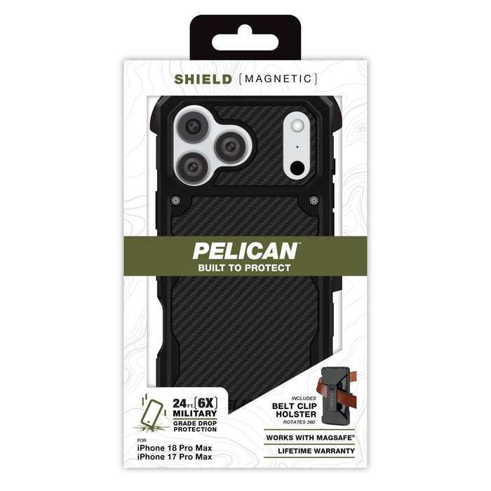 Pelican Shield MagSafe Case with Holster for Apple iPhone 18 Pro Max / 17 Pro Max