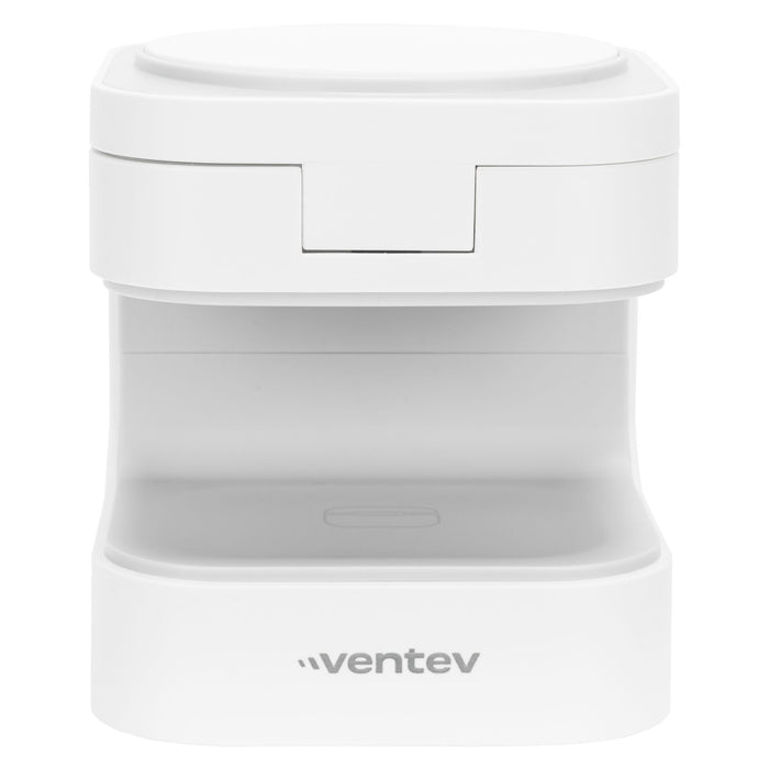 Ventev 15W ULTRAFAST Qi2 Wireless 2-in-1 Cube White
