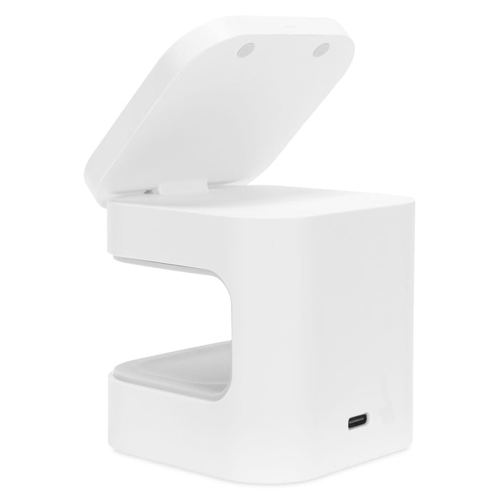 Ventev 15W ULTRAFAST Qi2 Wireless 2-in-1 Cube White