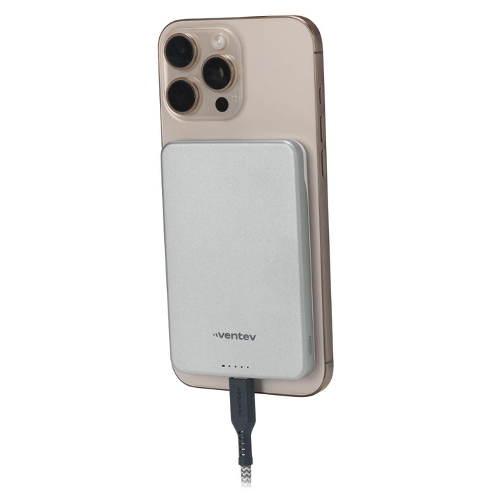 Ventev 5K mAh Qi2 Wireless ULTRAFAST Portable Magnetic Battery