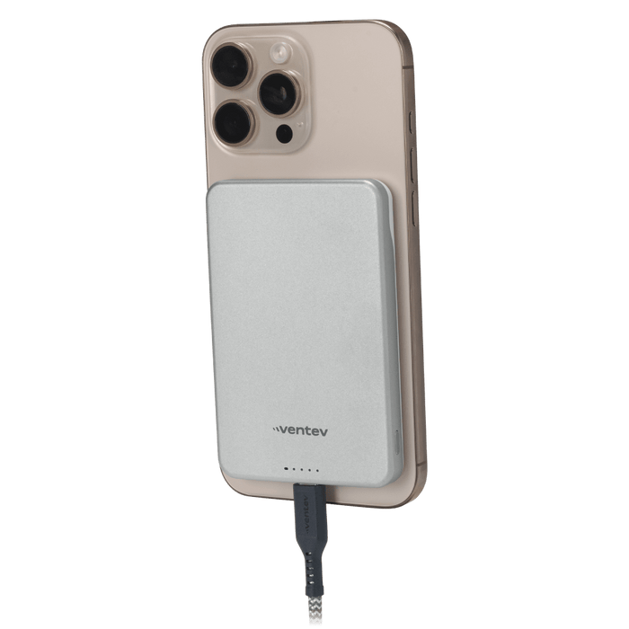 Ventev 5K mAh Qi2 Wireless ULTRAFAST Portable Magnetic Battery