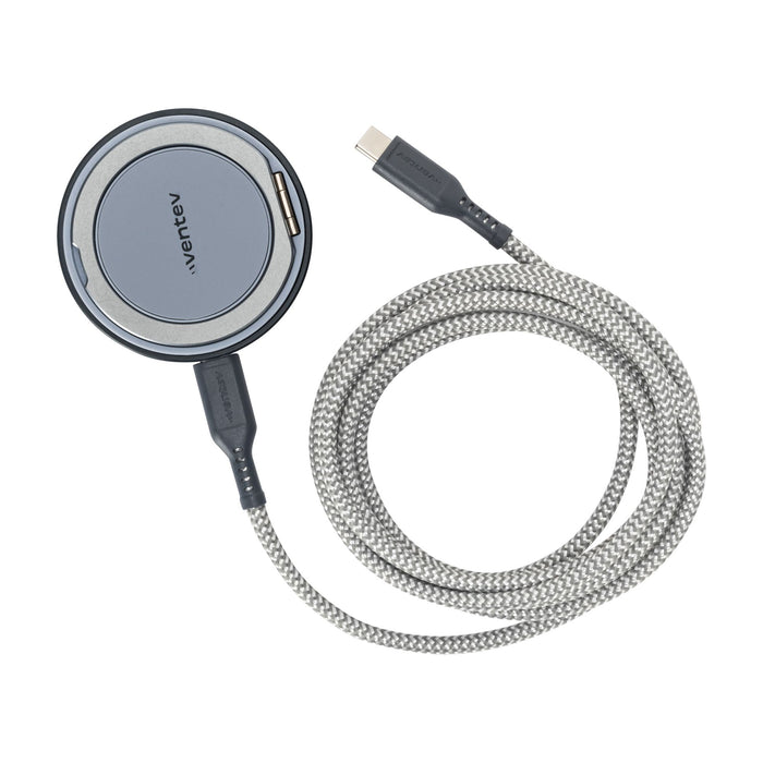 Ventev 15W Qi2 Magnetic Wireless ULTRAFAST 360 Rotating Charging Stand