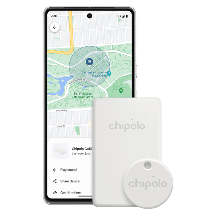Chipolo Point Bundle for Android Devices (1 Key and 1 Wallet Finder) White