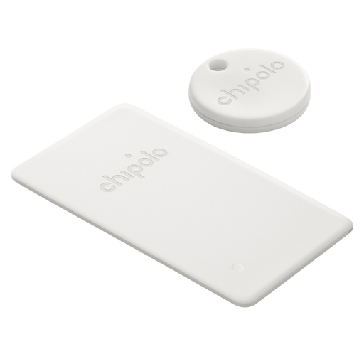 Chipolo Point Bundle (Includes One Point Key Finder and One Point Wallet Finder) for Android Devices White