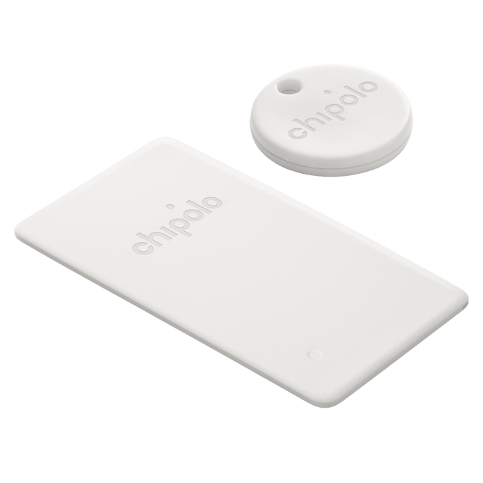 Chipolo Point Bundle (Includes One Point Key Finder and One Point Wallet Finder) for Android Devices White