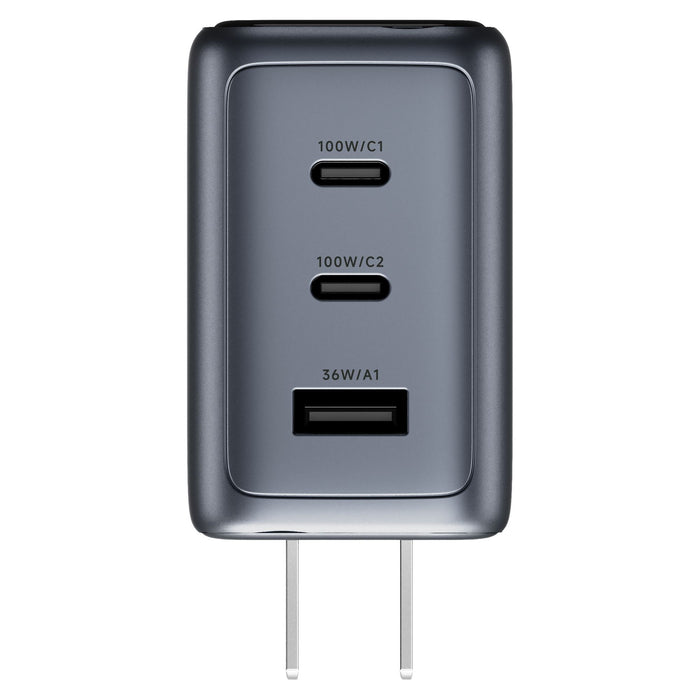 ReelCharge 100W 3-in-1 Laptop Charger with Smart Display