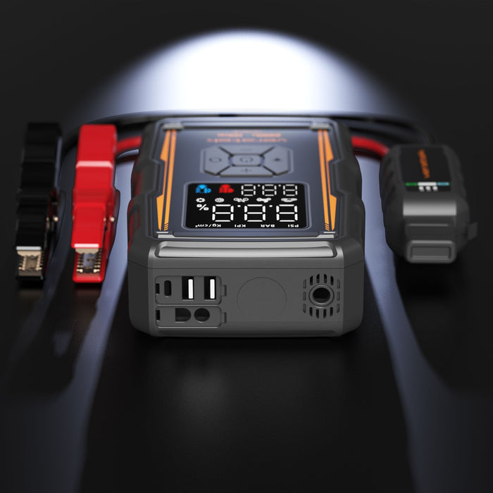 Veratek V8 Pro Air Vehicle Jump Starter and Air Compressor 16,000 mAh