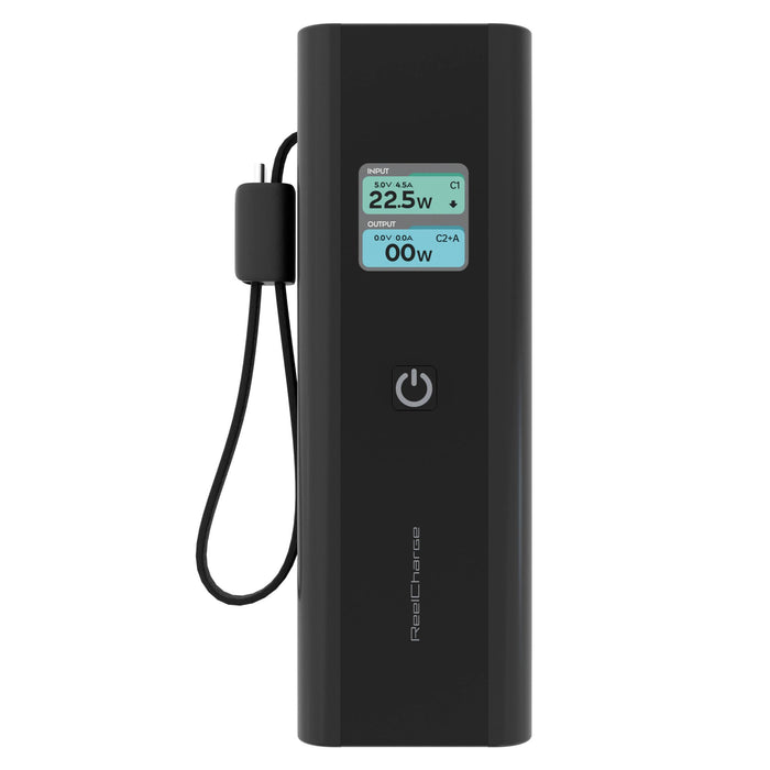 ReelCharge ReelPro 200W Power Bank with Integrated Cable 27,000 mA