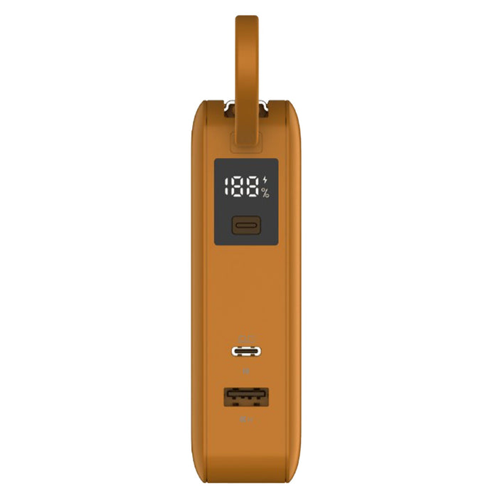 ReelCharge 10,000 mAh Power Bank Flex with Integrated USB-C Cable 65W