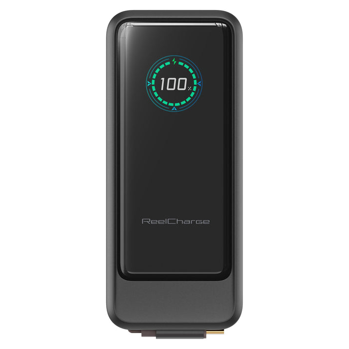 ReelCharge ReelPro 67W Power Bank 15,000 mAh with Retractable Cable