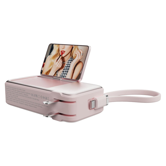 ReelCharge ReFlextion 45W USB-C Power Bank with Folding Mirror 10,000 mAh