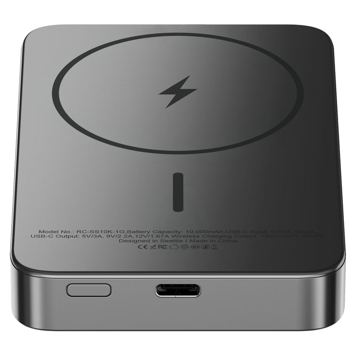 ReelCharge Semi-Solid State Power Bank 10,000 mAh