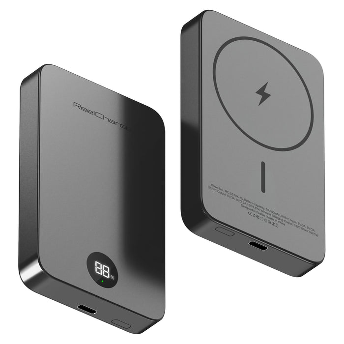ReelCharge Semi-Solid State Power Bank 10,000 mAh