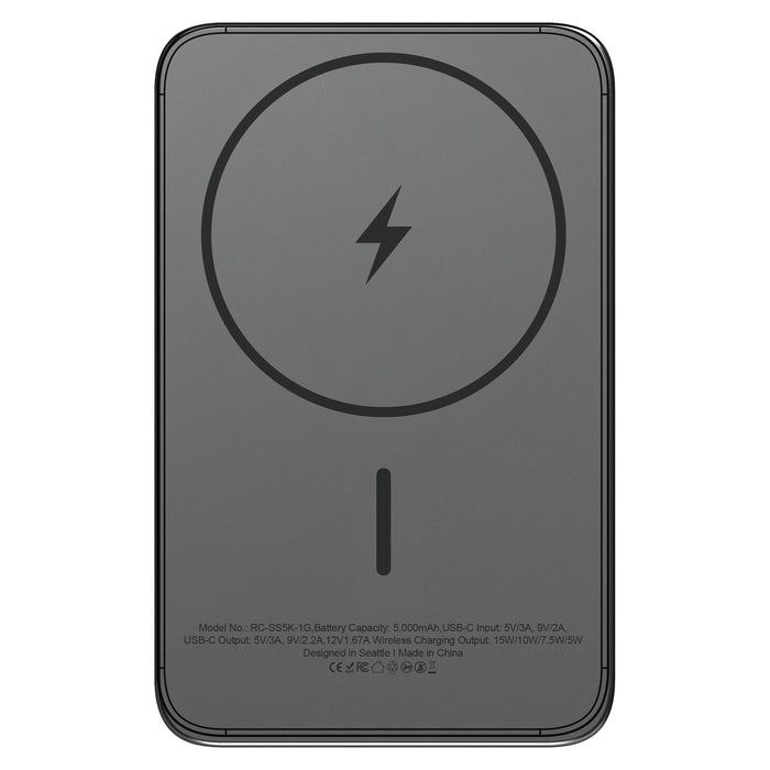 ReelCharge ReelSafe Semi-Solid State Power Bank 5,000 mAh