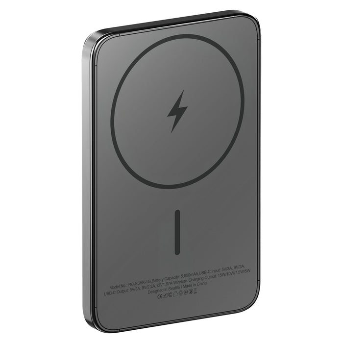 ReelCharge ReelSafe Semi-Solid State Power Bank 5,000 mAh