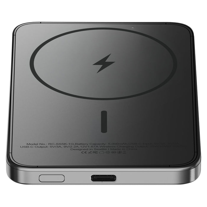 ReelCharge ReelSafe Semi-Solid State Power Bank 5,000 mAh