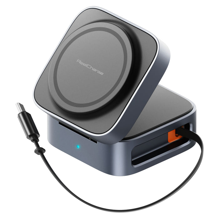 ReelCharge 5-in-1 Wireless Powerstation and 70W Wall Charger