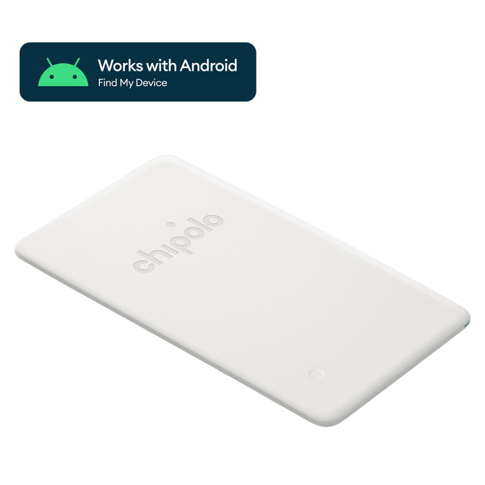 Chipolo Card Point Wallet Finder for Android Devices White