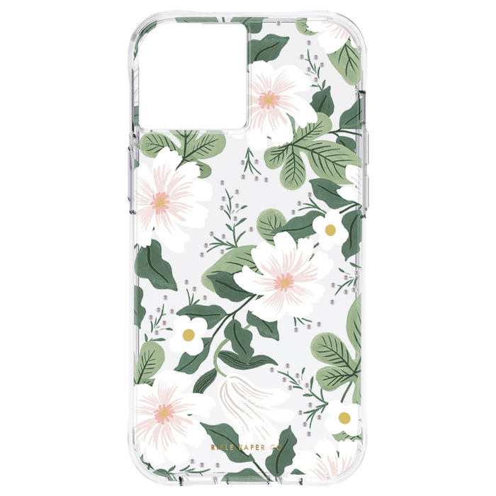 Rifle Paper Co Ultra Slim Antimicrobial Case for Apple iPhone 13 Willow
