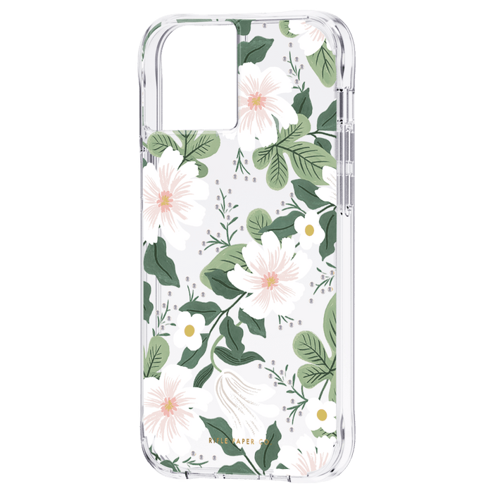 Rifle Paper Co Ultra Slim Antimicrobial Case for Apple iPhone 13 Marguerite
