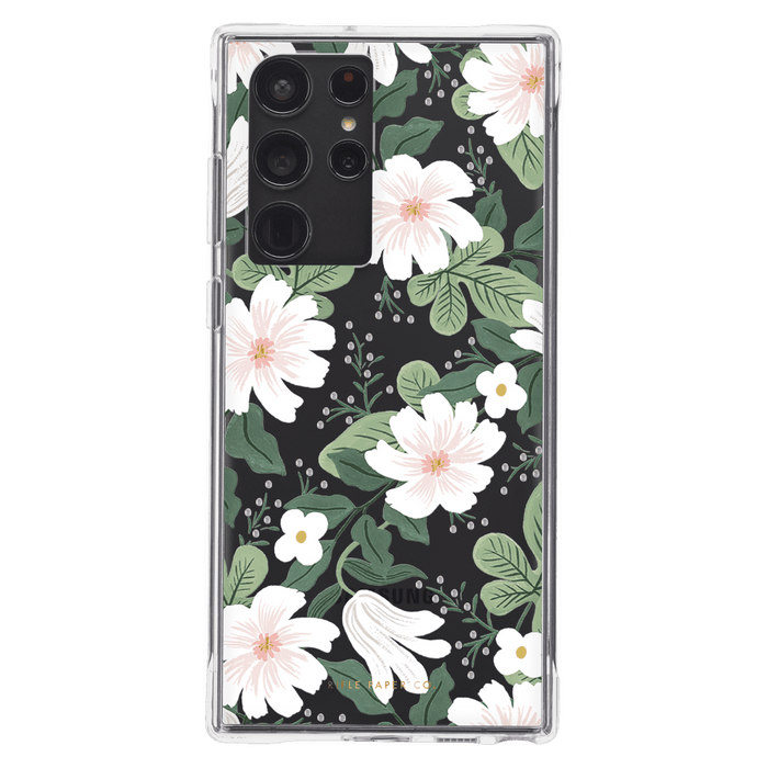 Rifle Paper Co Ultra Slim Antimicrobial Case for Samsung Galaxy S22 Ultra Willow
