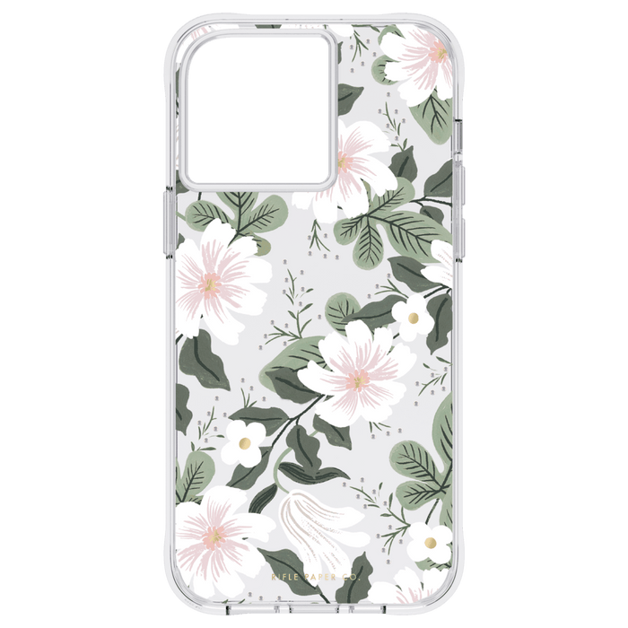 Rifle Paper Co Ultra Slim Antimicrobial Case for Apple iPhone 14 / 13 Willow