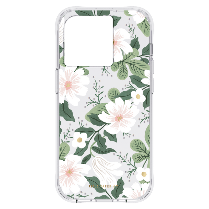 Rifle Paper Co Ultra Slim Antimicrobial Case for Apple iPhone 14 Pro Willow