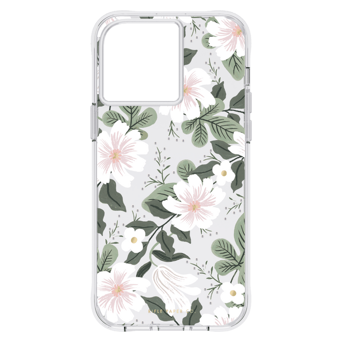Rifle Paper Co Ultra Slim Antimicrobial Case for Apple iPhone 14 Pro Max Willow