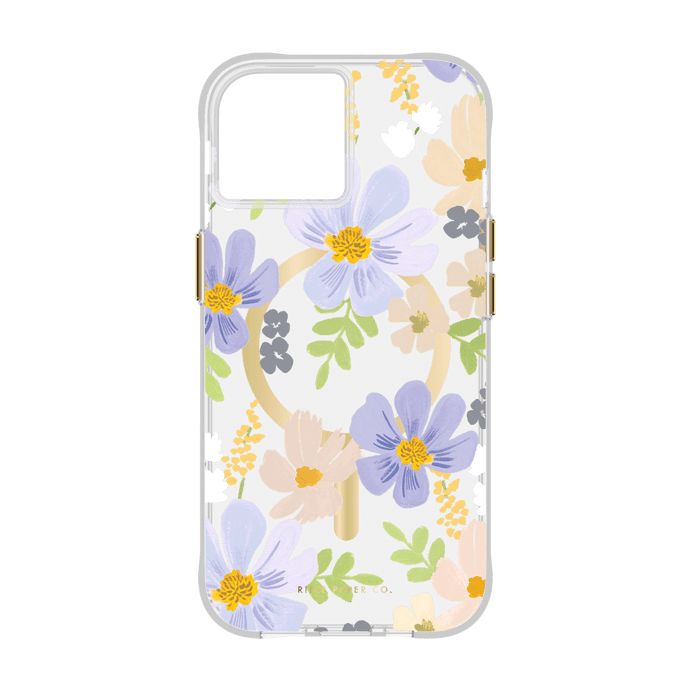Rifle Paper Co MagSafe Case for Apple iPhone 15 / iPhone 14 / iPhone 13 Pastel Marguerite