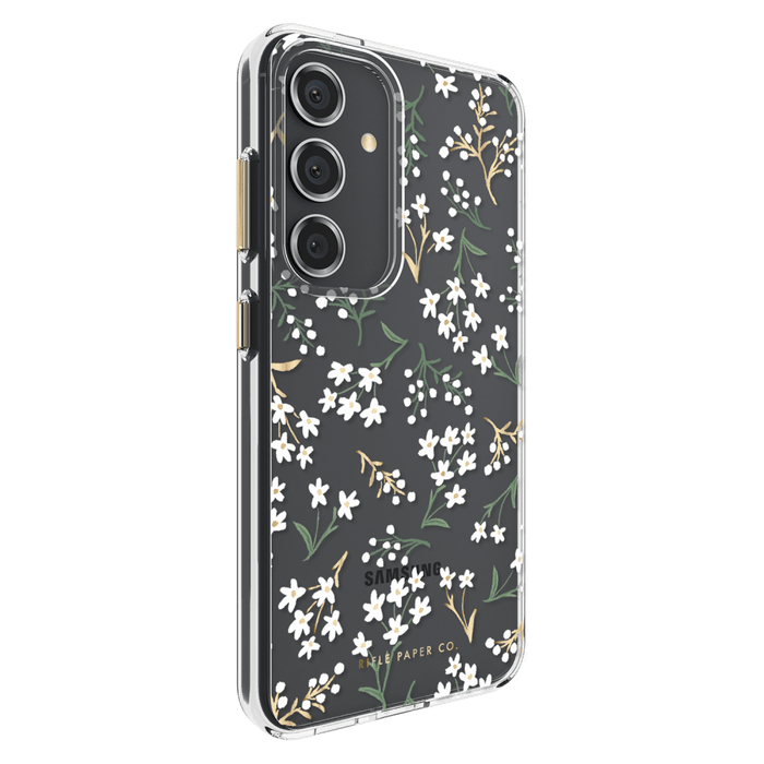 Rifle Paper Co Ultra Slim Antimicrobial Case for Samsung Galaxy S24 Petite Fleurs