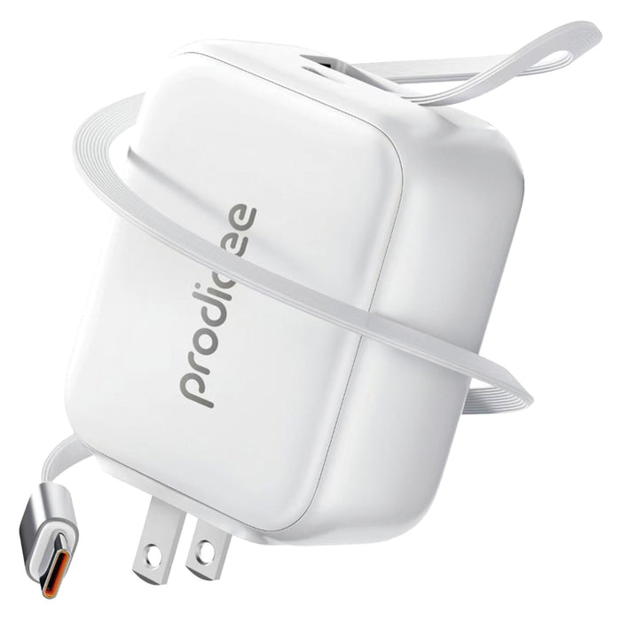 prodigee Energee Retract-It Wall Charger 30W White