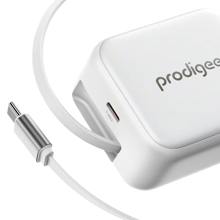 prodigee Energee Retract-It Wall Charger 30W White