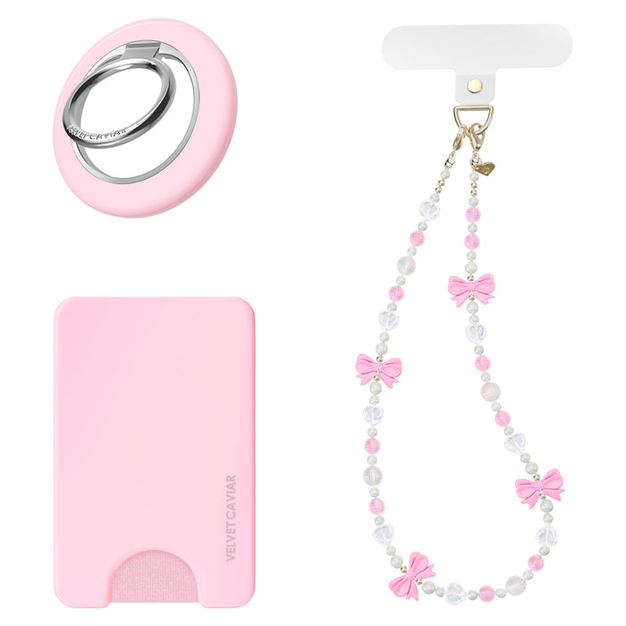 VELVET CAVIAR Gift Set with MagSafe Wallet, Grip Ring, and Phone Charm