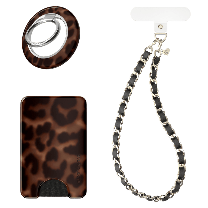 VELVET CAVIAR Gift Set with MagSafe Wallet, Grip Ring, and Phone Charm Wristlet