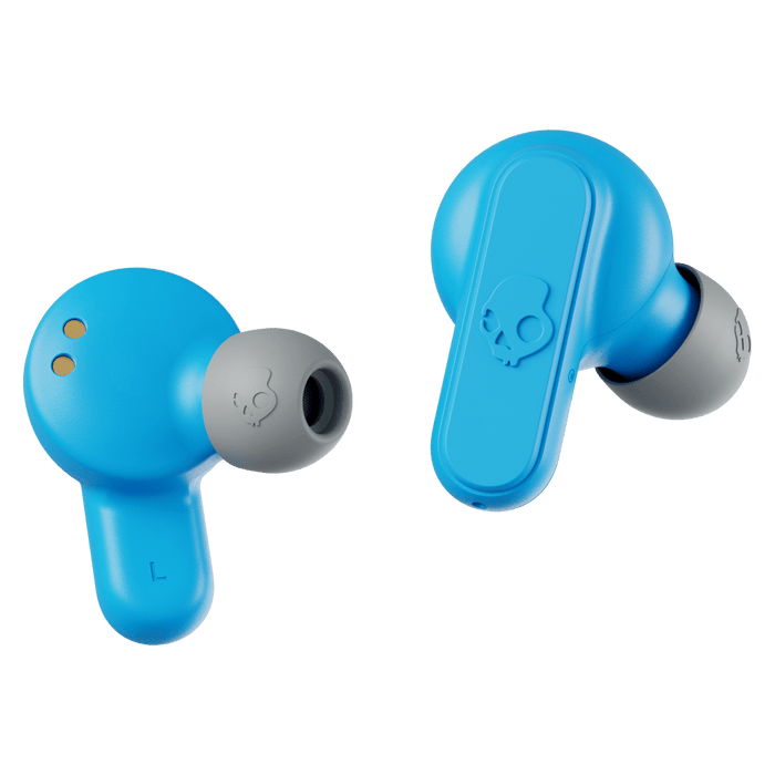 Skullcandy Dime 2 True Wireless In Ear Headphones Light Grey and Blue