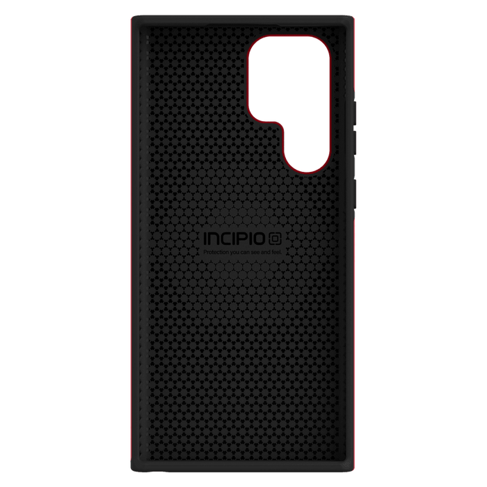 Incipio Duo Case for Samsung Galaxy S22 Ultra Salsa Red and Black