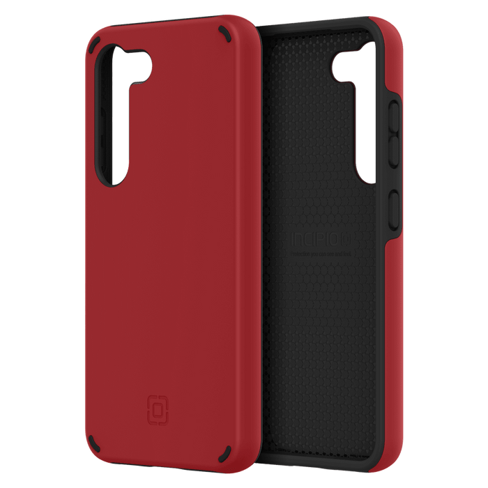 Incipio Duo Case for Samsung Galaxy S23 Scarlet Red and Black