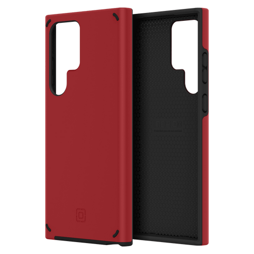 Incipio Duo Case for Samsung Galaxy S23 Ultra Scarlet Red and Black