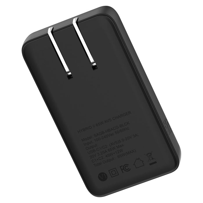 ITSKINS 65W USB-C and USB-C Hybrid AVS Charger