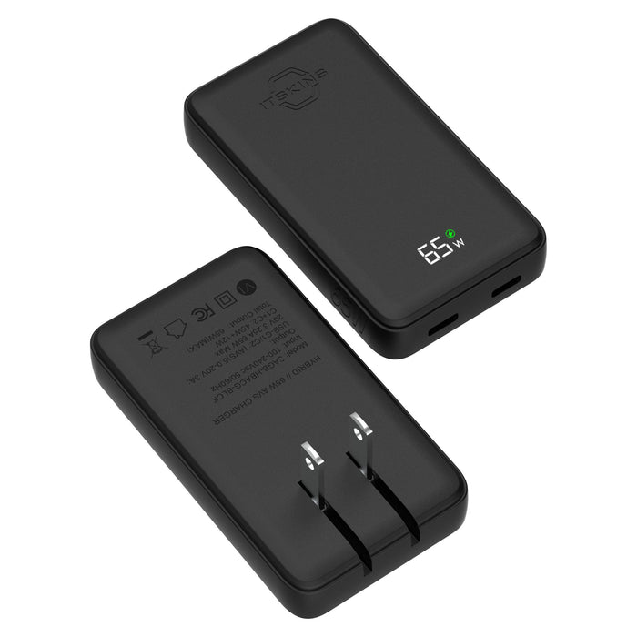 ITSKINS 65W USB-C and USB-C Hybrid AVS Charger