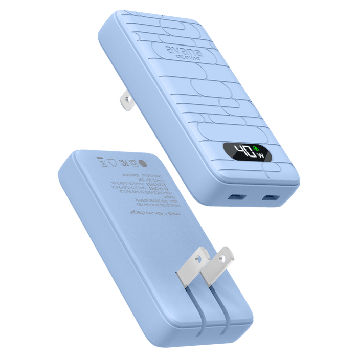 Avana Ultra-Slim Dual 40W USB-C to USB-C Charger