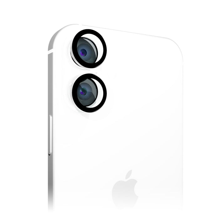 Cellhelmet Tempered Glass Camera Screen Protector (Individual Lens Covers) for Apple iPhone 16 / iPhone 16 Plus