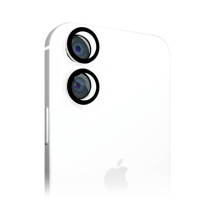 Cellhelmet Tempered Glass Camera Screen Protector (Individual Lens Covers) for Apple iPhone 16 / iPhone 16 Plus