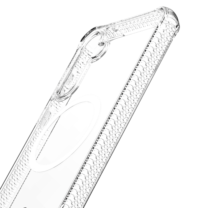 ITSKINS Hybrid_R Clear MagSafe Case for Samsung Galaxy S23 FE Transparent