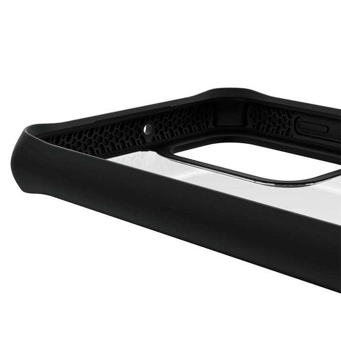 ITSKINS Hybrid_R Solid Case for Samsung Galaxy A23 5G UW Black and Transparent