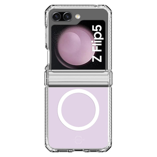 ITSkins Hybrid_R Clear Hinge MagSafe Case for Samsung Galaxy Z Flip5